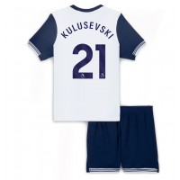 Maglia Calcio Tottenham Hotspur Dejan Kulusevski #21 Prima Divisa Bambino 2024-25 Manica Corta (+ pantaloncini)